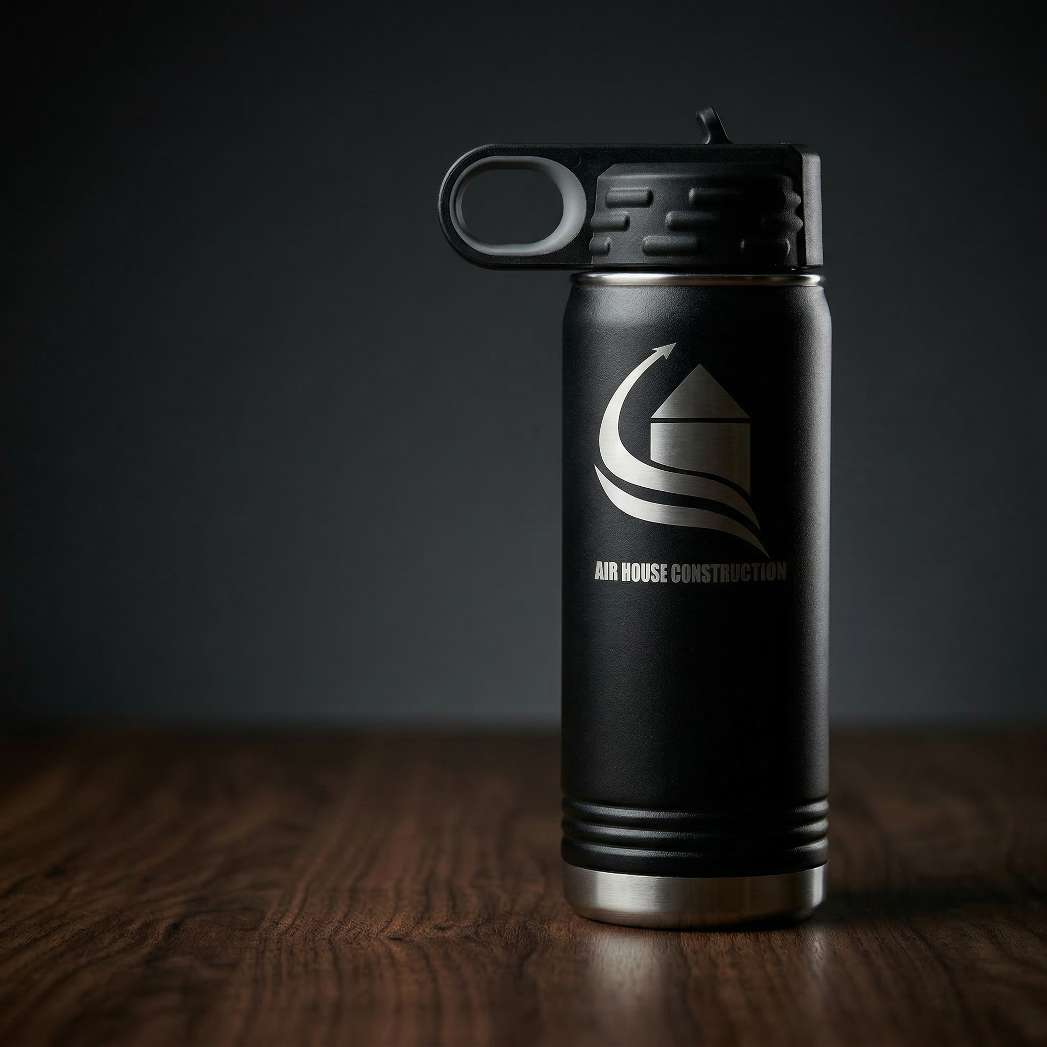 Polar Camel 20 oz. Black Water Bottle